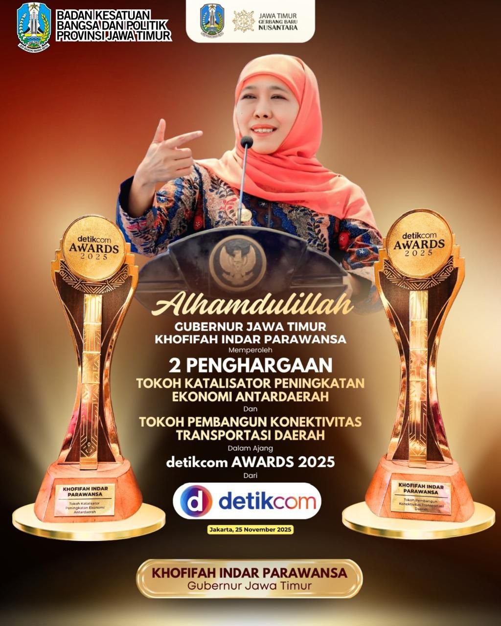 Khofifah Sukses Wujudkan World Class Hospital, RSUD Dr. Soetomo Satu Satunya RSUD Masuk dalam Global Top 101-250 Academic Medical Centre 2025