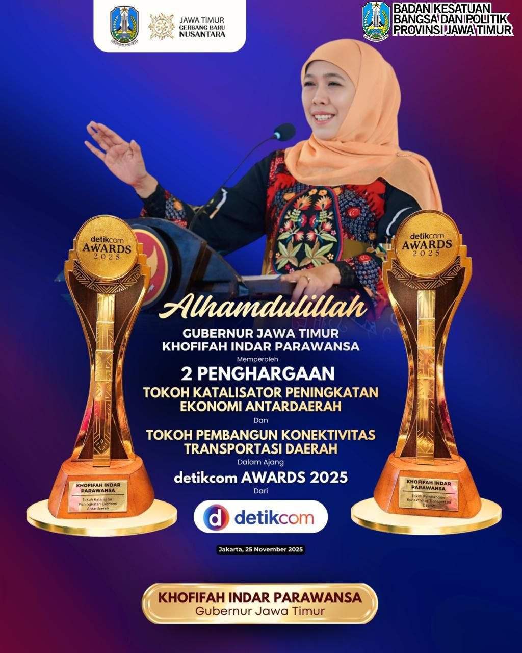 Khofifah Sukses Wujudkan World Class Hospital, RSUD Dr. Soetomo Satu Satunya RSUD Masuk dalam Global Top 101-250 Academic Medical Centre 2025