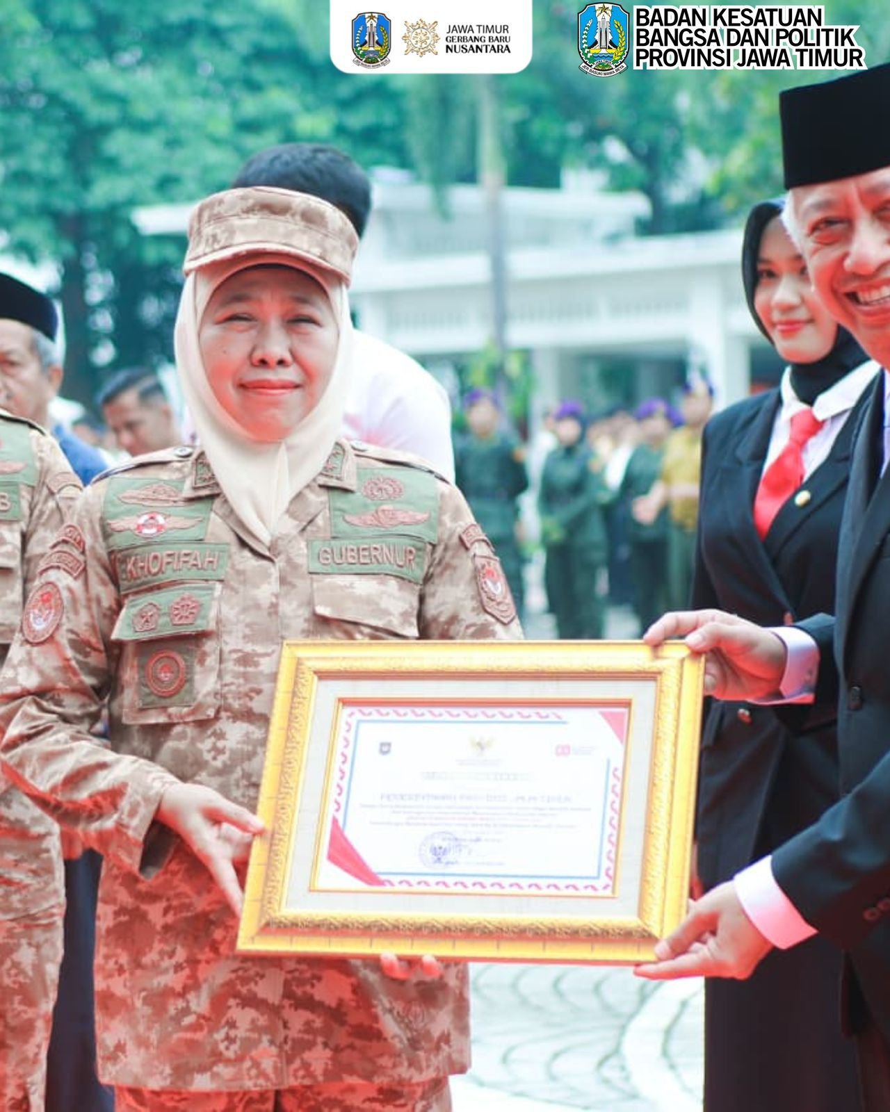 Peringati Hari Bela Negara ke-77, Gubernur Khofifah Ajak Seluruh Elemen Bangsa Teguhkan Semangat Bela Negara untuk Wujudkan Indonesia Maju , Tangguh Dan Berdaulat