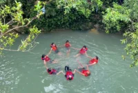 Sungai Cigerendong Pangandaran, Pesona Air Hijau Toska di Tengah Alam Asri